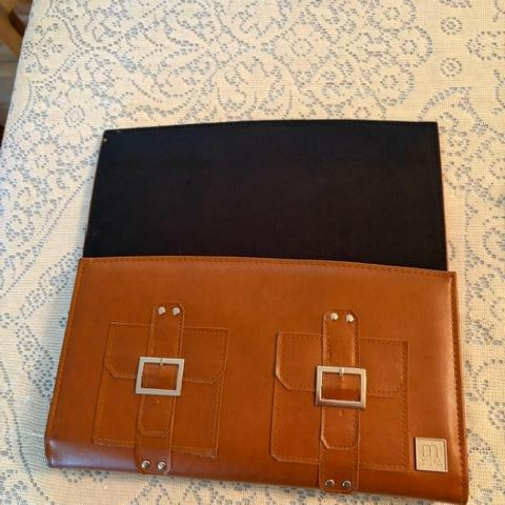 Miche Brown Classic Shell Featuring Decorative Pockets &  Buckle Strap Accents